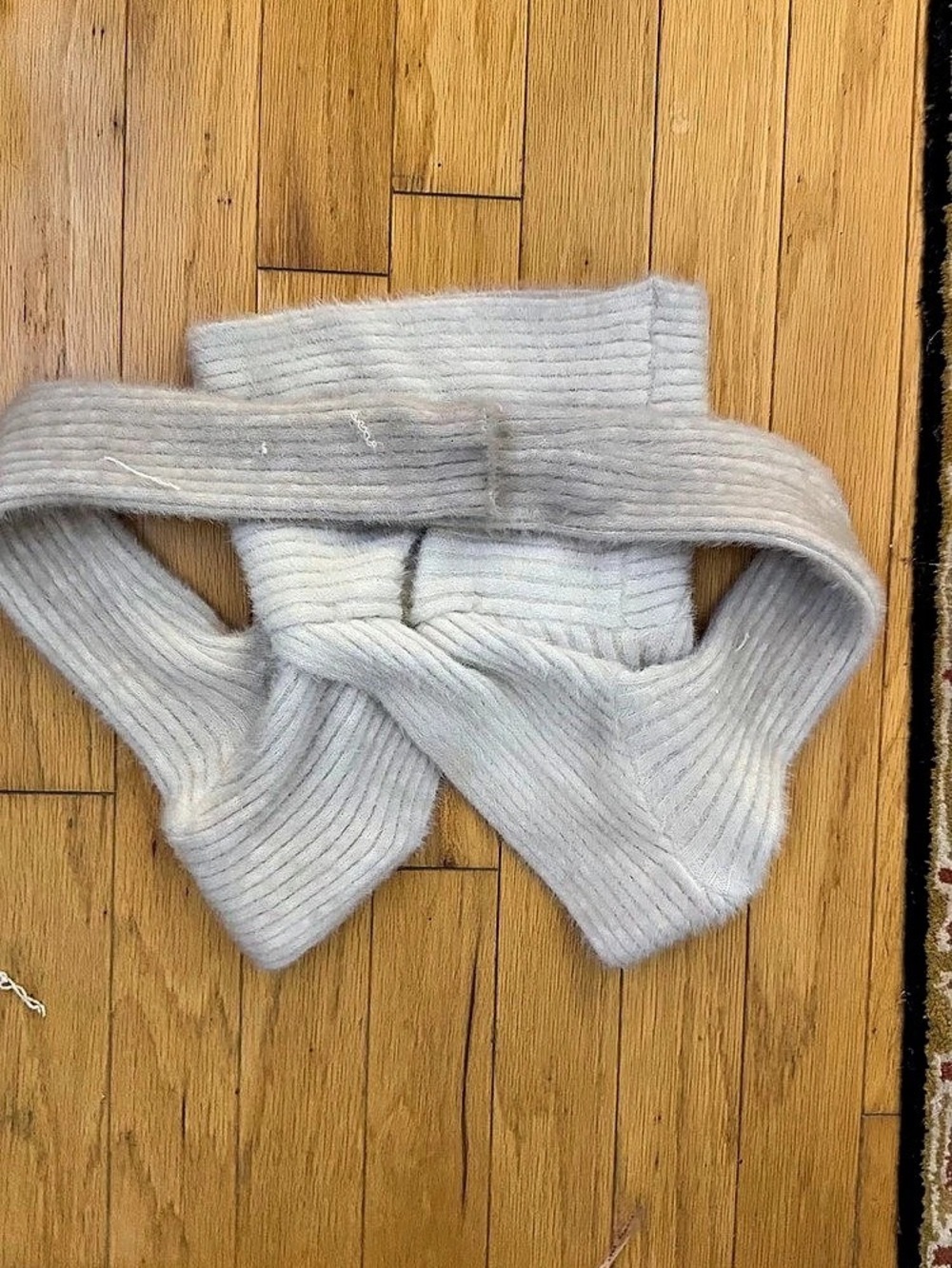 Ribbed Gray sweater